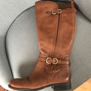 Tall brown boots